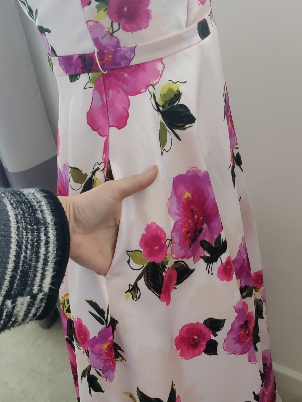 City Studio Shoulder Off Floral Ball Gown Y2K Cottagecore Romantic Chic Prom - Picture 6 of 16